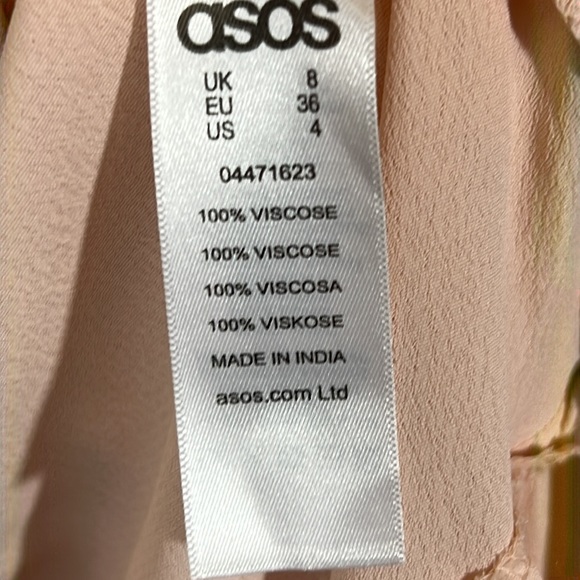 ASOS strapless ruffle dress size 4 - Picture 5 of 12